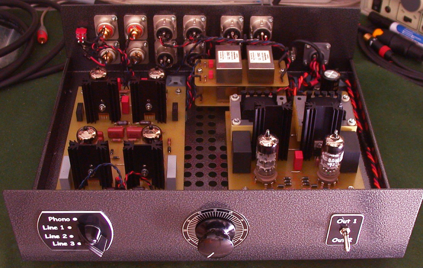 Preamplifier with RIAA filter.