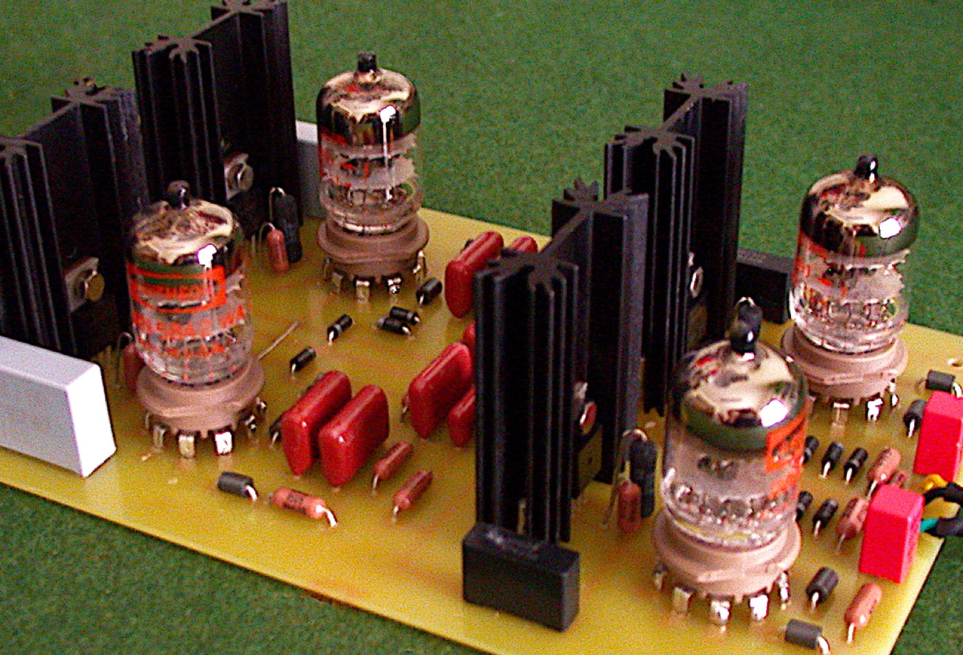 RIAA preamplifier with WE417A / 5842 tubes.