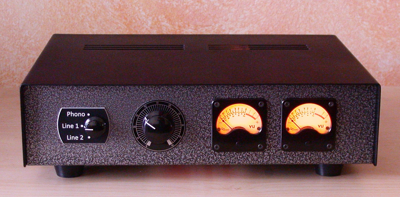 Preamplifier with 417 / 5842 tubes.